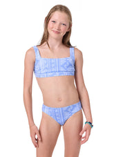 O'Neill Girls' Surf Abstract Square Neck Tank Two Piece Bikini Set (Big Kid)