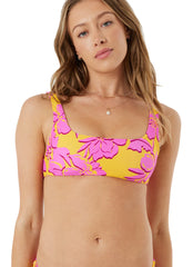 Roxy Women's Island Time Reversible Bralette Bikini Top