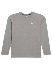Nike Men's Heather Long Sleeve Hydroguard Swim Shirt