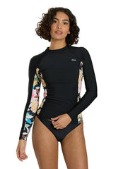 O'Neill Women's Side Print Long Sleeve Rash Guard