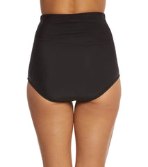Penbrooke Swimwear Solid Ultra High Waist Pant Bikini Bottom