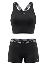Nike Girls' Logo Tape Crossback Two Piece Midkini Set (Big Kid)