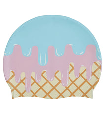 Sporti Ice Cream Scoop Silicone Swim Cap