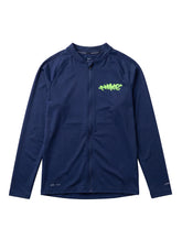 Nike Boys' Bubble Zip Long Sleeve Hydro Rash Guard (Big Kid)