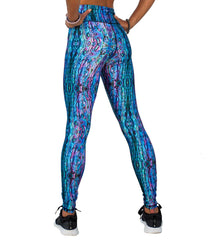 SlipIns Women's Pink Abalone Sea Swim Leggings