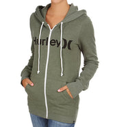 Hurley Girls One And Only Slim Zip Up Hoodie