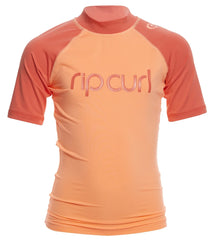 Rip Curl Girls' Juniors Dawn Patrol Short Sleeve Rashguard