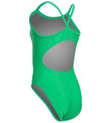 iSwim Essential Solid Thin Strap One Piece Swimsuit Youth (22-28)
