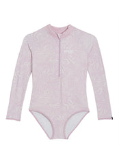 Rip Curl Girls' La Tropica Long Sleeve UPF 50 One Piece Swimsuit (Toddler, Little Kid)