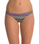 EQ Swimwear Retro Flames Poly Streamline Bikini Bottom