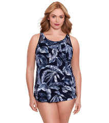 Miraclesuit Plus Women's Tropica Toile Ursula Plus Tankini Top