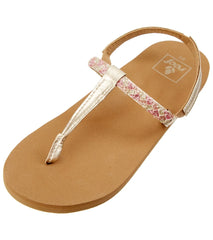 Reef Girls' Little Twisted T Strap Sandal (Toddler, Little Kid, Big Kid)