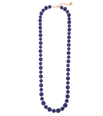 Zenzii Chunky Matte Beaded Long Necklace