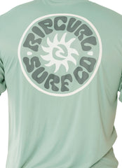 Rip Curl Men's Pacific Rinse Surflite UPF Short Sleeve Surf Shirt