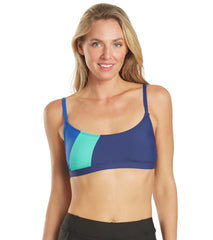 Next by Athena Women's Bold Blocks Coastal Scoop Bikini Top (B/C Cup)