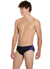 Nike Men's HydraStrong Colorblock Brief Swimsuit