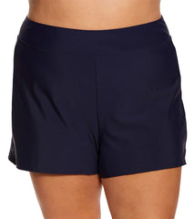Penbrooke Plus Size Solid Swim Short