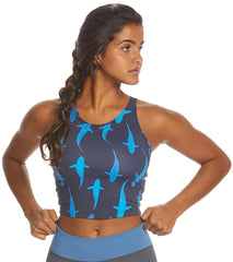 Xcel Women's Ocean Ramsey UV 8oz. Crop Tank Rashguard