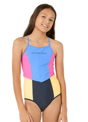 Rip Curl Girls' Block Party One Piece Swimsuit (Big Kid)