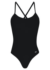 Q Swimwear Women's Sublimated Printed Tie Back One Piece Swimsuit