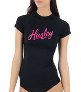 Hurley Women's Moon Bloom S/S Rashguard