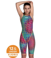 Arena Girls' Powerskin ST Next Limited Edition Open Back Tech Suit Swimsuit