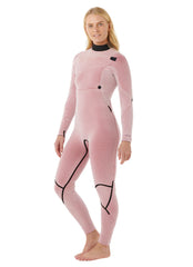 Rip Curl Women's 3/2mm FlashBomb Fusion Chest Zip Fullsuit Wetsuit