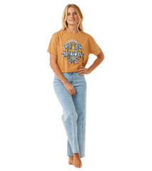 Rip Curl Women's Block Party Crop Tee