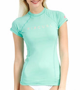 Rip Curl Women's Sunset Beach Cap Sleeve Rashguard