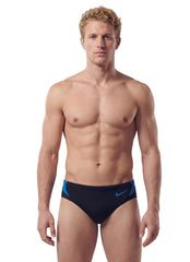 Nike Men's Hydrastrong Fly Colorblock Brief Swimsuit