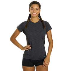 Xcel Women's Heathered Ventx Short Sleeve UV Rashguard