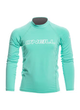 O'Neill Youth Basic Skins Performance Fit Long Sleeve Crew Rashguard