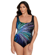 Longitude Women's Palm in Palm One Piece Swimsuit