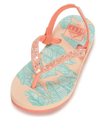 Reef Girls' Little Stargazer Print Flip Flop (Toddler, Little Kid)