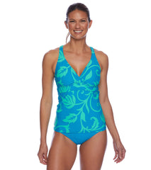 Next by Athena Women's Fiji Rock Sport Tankini Top (B-D Cup)