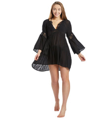 O'Neill Saltwater Solids Bell Sleeve Cover Up