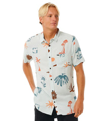 Rip Curl Men's Party Pack Short Sleeve Buttom-Up Shirt