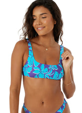 Roxy Women's Island Time Reversible Bralette Bikini Top