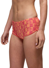 prAna Women's Tropic Kiss Checker Hipster Swim Shorts