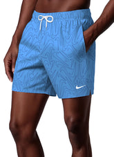 Nike Men's Breaker Tossed Swoosh 10" Volley Swim Trunk