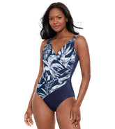Miraclesuit Women's Tropica Toile Oceanus One Piece Swimsuit