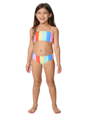 Rip Curl Girls' Surf Magic Revo Two Piece Bikini Set (Toddler, Little Kid)