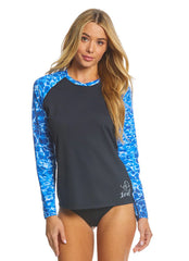 Xcel Women's Ocean Ramsey VentX Long Sleeve Rash Guard Top