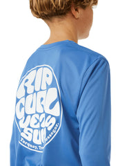 Rip Curl Boys' Icons Surflite UPF 50 Long Sleeve Rash Guard (Big Kid)