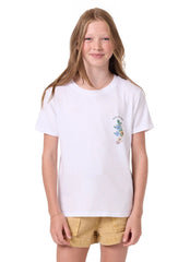 O'Neill Girls' Angie Short Sleeve Tee (Big Kid)
