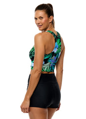 Next by Athena Women's Aloha Static High Neck Bikini Top