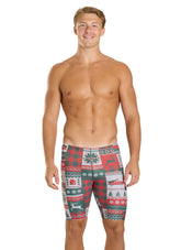 Sporti Granny Sweater Patchwork Pines Jammer Swimsuit (22-44)