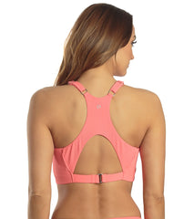 Next by Athena Women's Groove Longline Bikini Top (D Cup)
