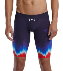 TYR Men's Venzo USA Jammer Tech Suit Swimsuit