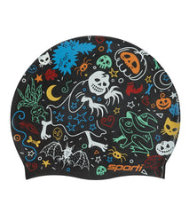 Sporti Limited Edition Halloween Party Silicone Swim Cap